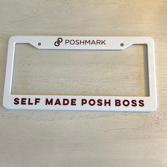 Posh Boss License Plate frame plastic ❤️😍 - Picture 1 of 2